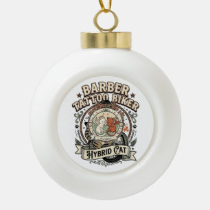 Steuerberater Steuererklärung Katze Steuerberater  Keramik Kugel-Ornament