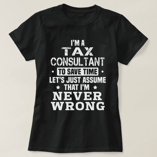 Steuerberater T-Shirt (Design vorne)
