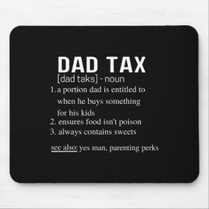 Steuerbescheid Vater - Definition Vatertag 3 Mousepad