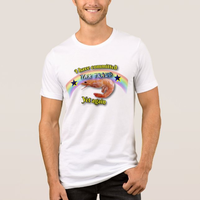 Steuerbetrug Tri-Blend Shirt (Vorderseite)