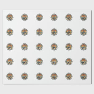 Steuerbuchhalter Katze Süße Kitty Design - Steuerb Geschenkpapier