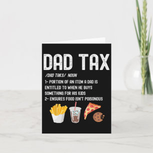 Steuerdefinition Funny Vathers Day Daddy Spaß Vate Karte