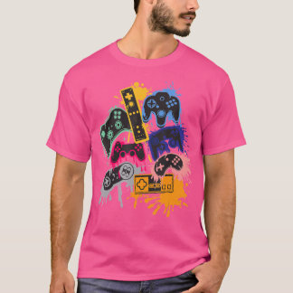 Steuere alle Dinge Videospiel-Controller T-Shirt