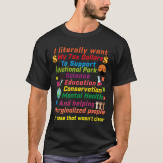 Steuergelder für Menschen und Planeten T-Shirt