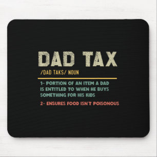 Steuerliche Definition Funny Vatertag Vater Joke Mousepad