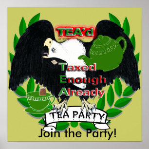 Steuern genug bereits TEA'd Poster
