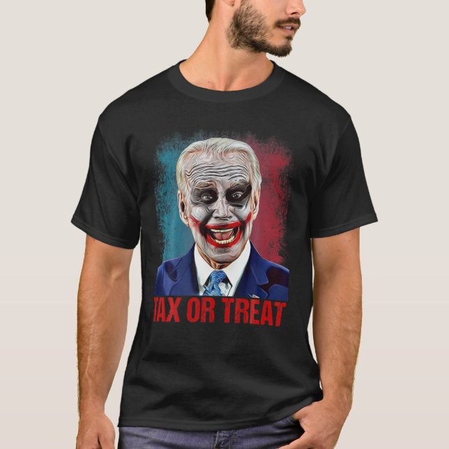 Steuern oder Leckerei Beängstigend Clown Funny Ant T-Shirt (Vorderseite)