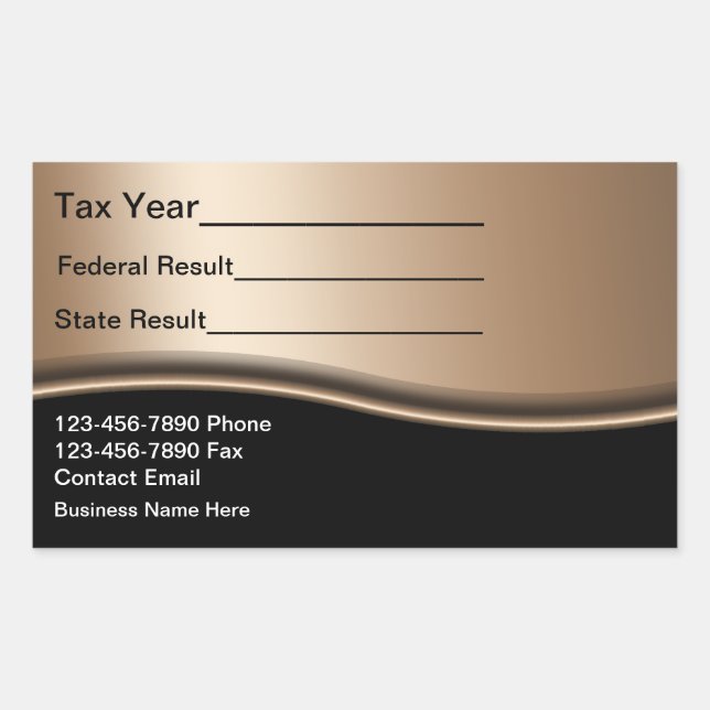 Steuerschuldner - Vinyl-Aufkleber für die Zollabfe Rechteckiger Aufkleber (Vorderseite)