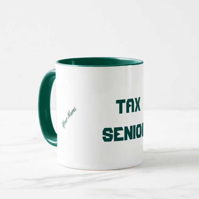 "STEUERSENIOR" TASSE (Vorderseite Links)