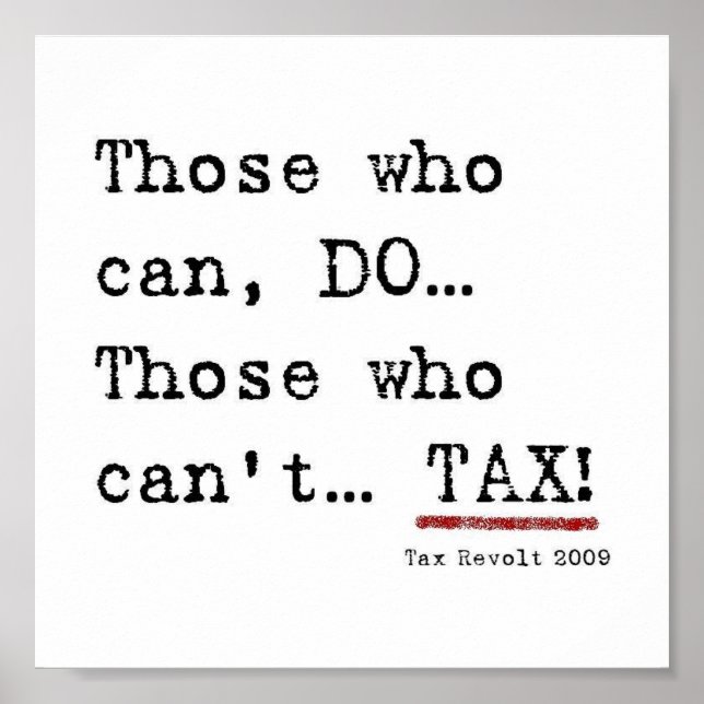 Steuerumfrage 2009 Poster (Vorne)