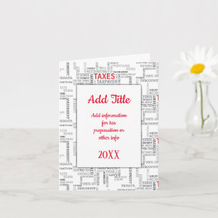 Steuervorbereitung Karte