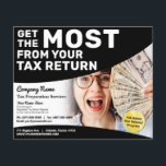 Steuervorbereitung (Vorbereitung) Flyer<br><div class="desc">Diese beruflichen Aufmerksamkeitsspannen,  die die steuerliche Vorbereitung der Rückerstattung des Flyers für die -Vorlagen für die kleine Steuervorbereitung/Buchhalterei bieten.</div>