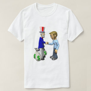 Steuerzahler IRS Joke Taxday Spaß Fun Onkel Sam Ca T-Shirt