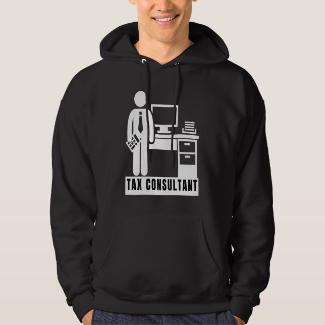 Steuerzeit  Steuerüberlebender  Steuerberater Hoodie (Vorderseite)