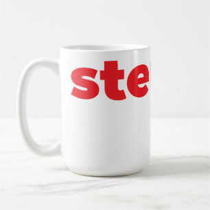 Steups-Tasse - Rot Kaffeetasse
