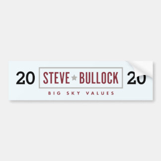 Steve Bullock für Präsident 2020 Autoaufkleber