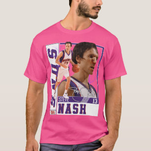 Steve Nash Basketball-Legende Signatur Vintage Gra T-Shirt