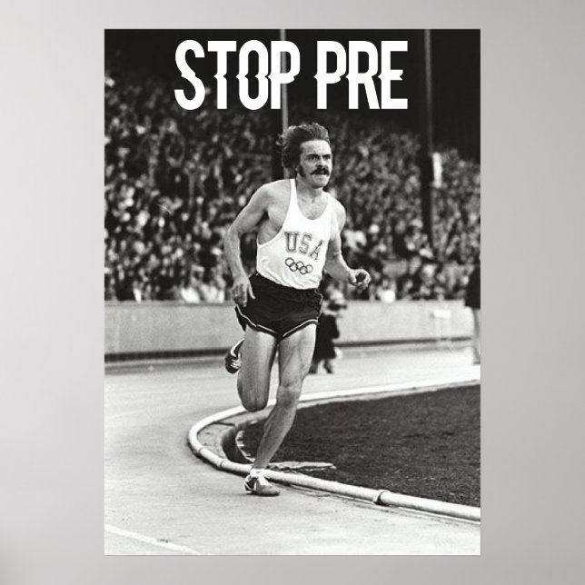 Steve Prefontaine Quote Poster (Vorne)