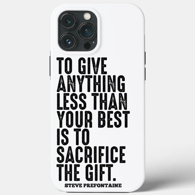 Steve Prefontaine Quotes Case-Mate iPhone Hülle (Rückseite)