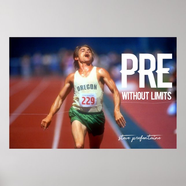Steve Prefontaine Quotes Poster (Vorne)