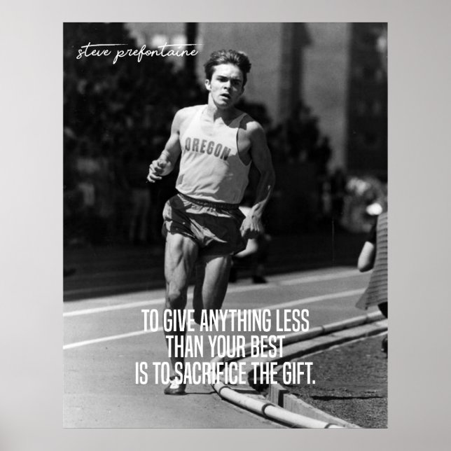 Steve Prefontaine Stopp Pre Poster (Vorne)