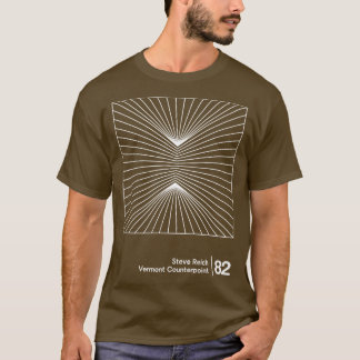 Steve Reich Original Minimalistisch Graphic Design T-Shirt