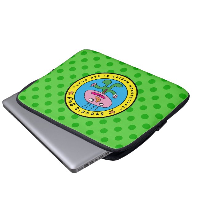 Steve-Typ-Laptop Laptopschutzhülle (Vorne Knopf)