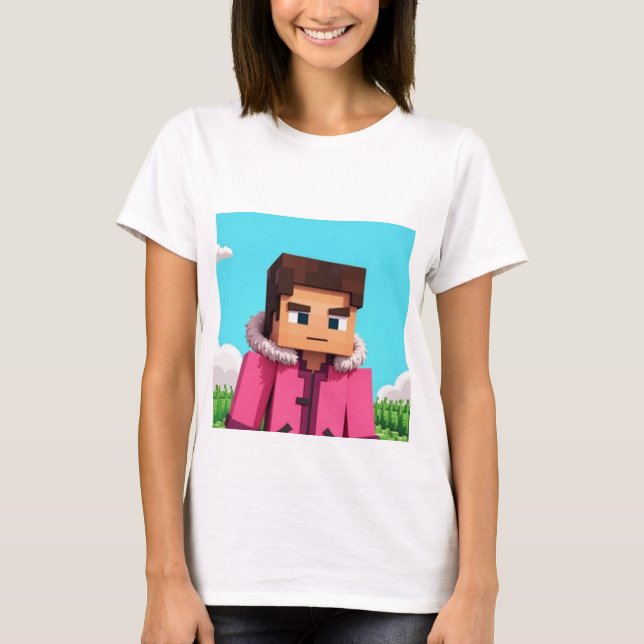 Steve von Minecraft T-Shirt (Vorderseite)