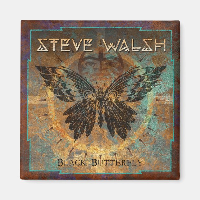 Steve Walsh Black Butterfly Magnet (Vorne)