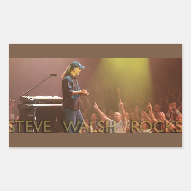 Steve Walsh Rocks Stickers (Vorderseite)