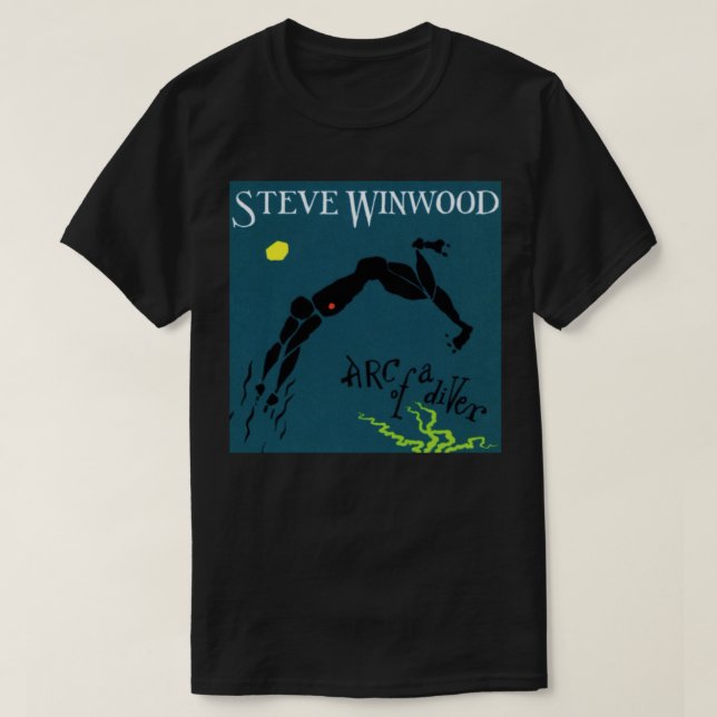Steve Winwood - beruflicher Musiker und T-Shirt (Design vorne)