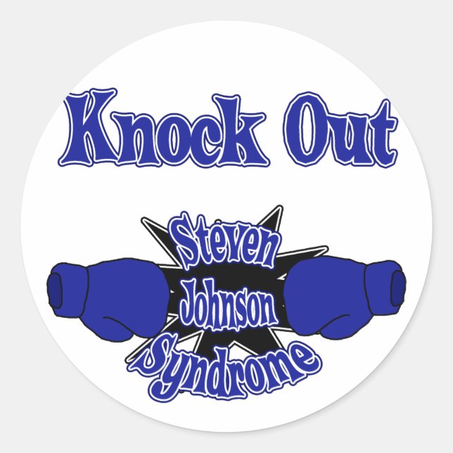 Steven Johnson Syndrome Runder Aufkleber (Vorderseite)