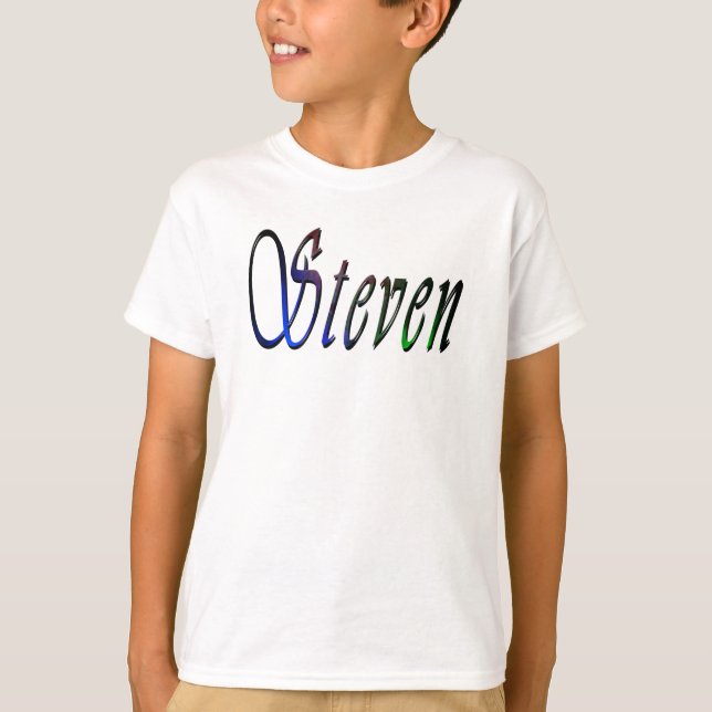 Steven Name Logo, T-Shirt (Vorderseite)