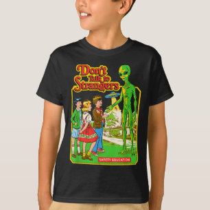 Steven Rhodes Sprich nicht mit Fremden Alien Retro T-Shirt
