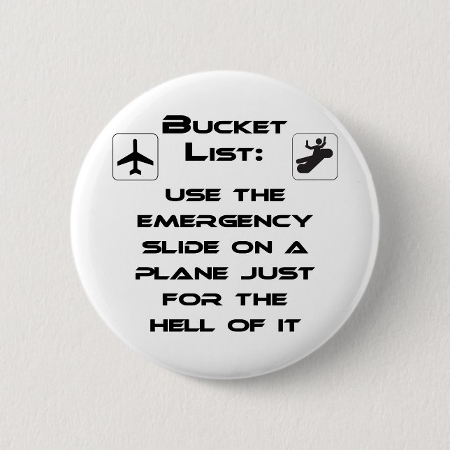Steven Slater Inspiriert Bucket List Shirt Button (Vorderseite)