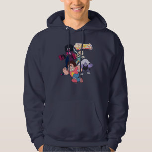 Steven Universe   Aktion Crystal Gem Group Hoodie