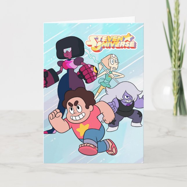 Steven Universe | Aktion Crystal Gem Group Karte (Vorderseite)