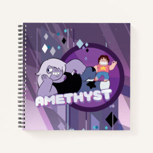 Steven Universe Amethyst-Zeichen, grafisch Notizbuch