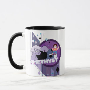 Steven Universe   Amethyst-Zeichen, grafisch Tasse