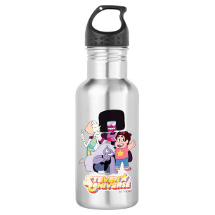 Steven Universe   Crystal Gem Group Huddle Edelstahlflasche