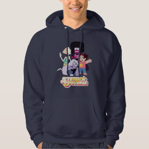 Steven Universe   Crystal Gem Group Huddle Hoodie