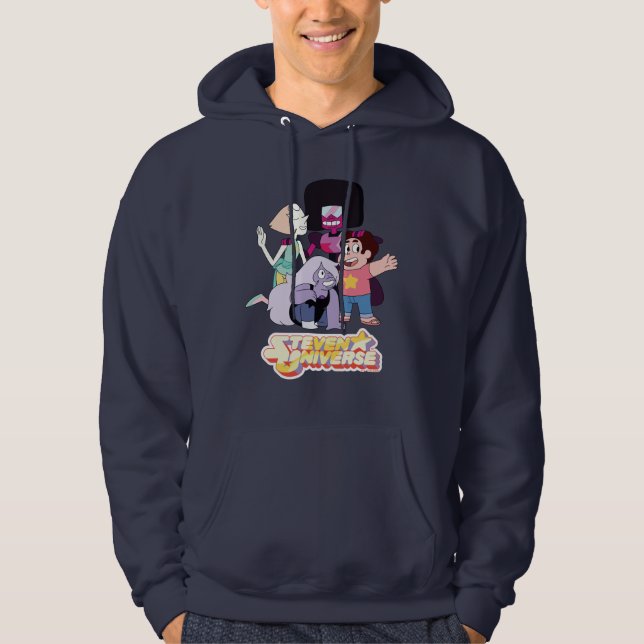 Steven Universe | Crystal Gem Group Huddle Hoodie (Vorderseite)
