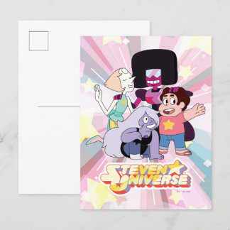 Steven Universe | Crystal Gem Group Huddle Postkarte