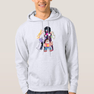 Steven Universe Crystal Gem Group Pose Hoodie