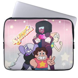 Steven Universe   Crystal Gem Group Pose Laptopschutzhülle