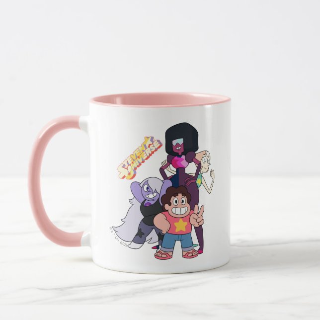 Steven Universe | Crystal Gem Group Pose Tasse (Links)