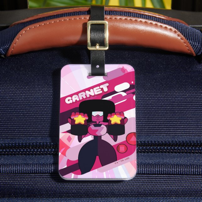 Steven Universe | Garnet Character Graphic Gepäckanhänger (Vorderseite Insitu 2)