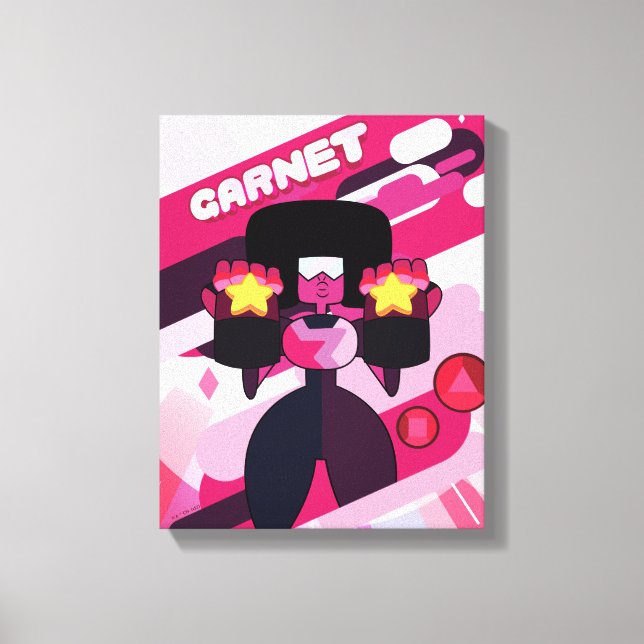 Steven Universe | Garnet Character Graphic Leinwanddruck (Vorderseite)