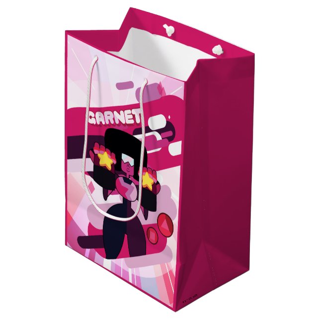 Steven Universe | Garnet Character Graphic Mittlere Geschenktüte (Vorderseite Schrägansicht)