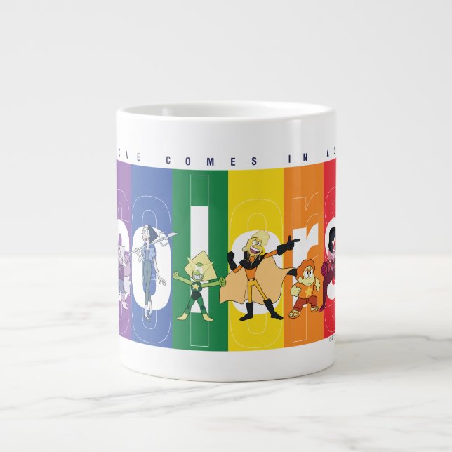 Steven Universe - Liebe kommt in allen Farben Jumbo-Tasse (Vorderseite)